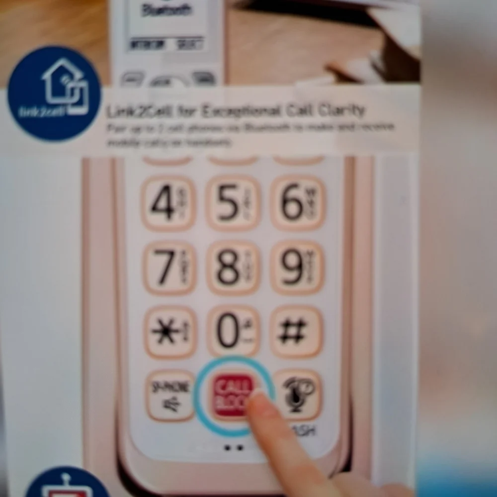 Panasonic Cordless Phone With Link2Cell BLUETOOTH CELL CONNECT